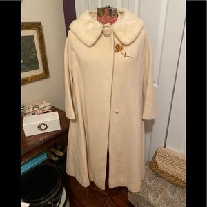 Vintage John Wanamaker cashmere coat